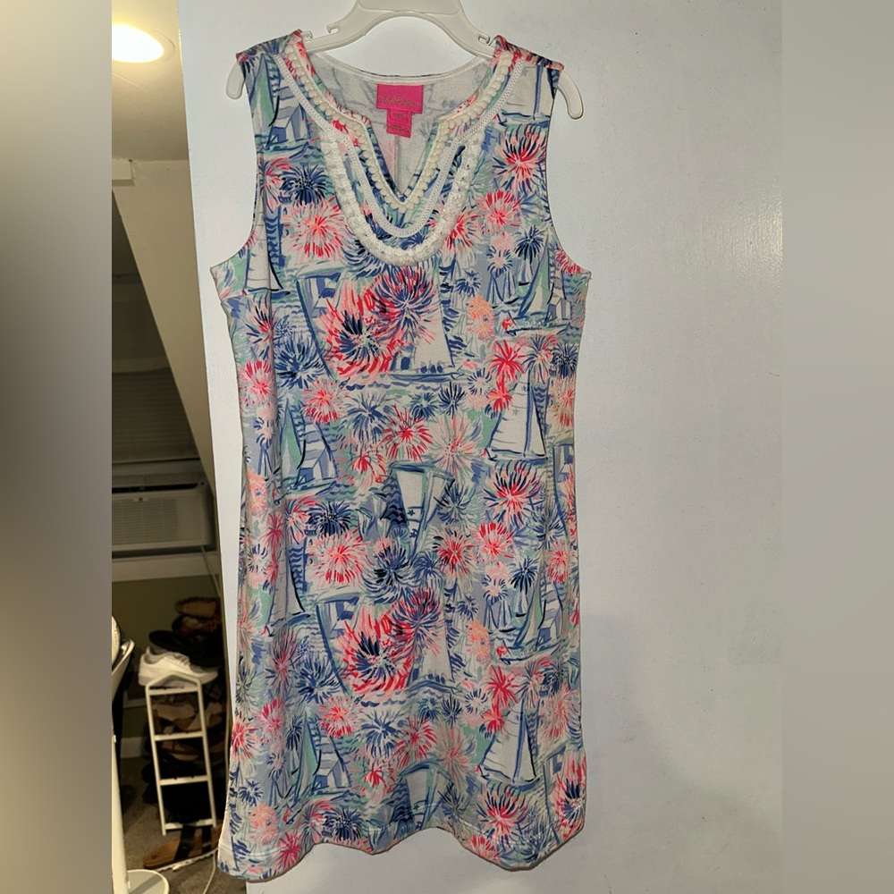 Lilly Pulitzer Kids Dress - Blue and Pink Floral